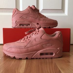 women’s leather red stardust pink nike air max 90